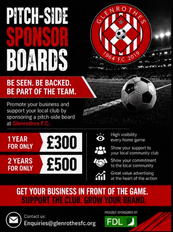 Pitch-Side Sponsor Boards Available — Get Your Business in Front of the Game